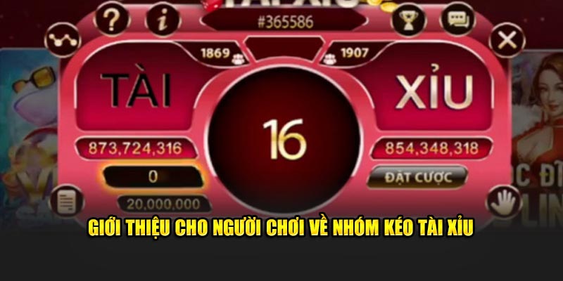 Giới thiệu cho người chơi về Nhóm kéo tài xỉu