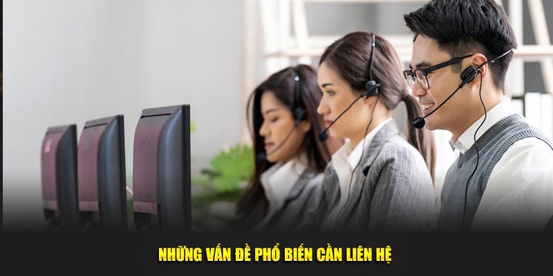 Những vấn đề phổ biến cần liên hệ hiện nay